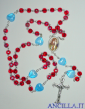 Corona del Rosario della Fiamma d'Amore vetro