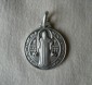 Medaglia di San Benedetto ottone argentato