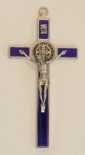 Croce-medaglia di San Benedetto in metallo smaltato