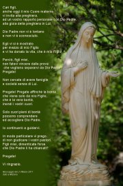 Messaggio di Medjugorje del 2 Ottobre 2011 a Mirjana Dragicevic