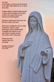 Messaggio di Medjugorje del 25 Dicembre 2011 a Marija Pavolovic