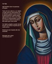 Messaggio di Medjugorje del 25 Novembre 2011 a Marija Pavlovic