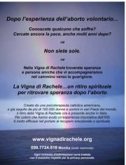 Per ritrovare speranza dopo l'aborto volontario...