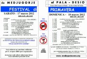 Sabato 17 e Domenica 18 Marzo: Festival di Primavera a Desio