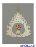 Albero di Natale con Angelo in pedi tuba