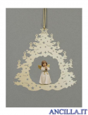 Albero di Natale con Angelo in piedi che prega
