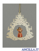 Albero di Natale con Angelo in piedi chitarra