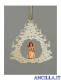 Albero di Natale con Angelo in piedi libro