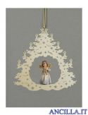 Albero di Natale con Angelo in piedi tromba