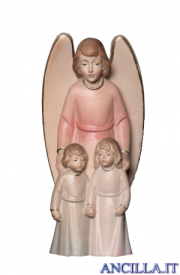 Angelo custode con bambini (rosso) Emily Collection