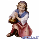 Bambina che prega inginocchiata Ulrich serie 10 cm