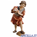 Bambino con galline Ulrich serie 23 cm