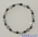 Bracciale elastico con grani in ematite