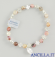 Bracciale elastico pietra naturale rodonite