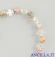 Bracciale elastico pietra naturale rodonite