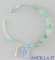 Bracciale in pietra dura Agata verde