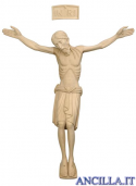 Cristo San Damiano legno naturale non dipinto