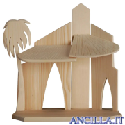 Capanna con palma (statuine 9 cm)