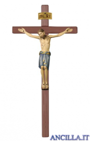 Cristo San Damiano dipinto a olio su croce diritta