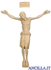 Cristo San Damiano legno naturale non dipinto