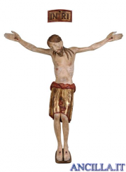 Cristo San Damiano finitura antica manto oro zecchino
