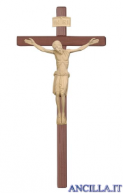 Cristo San Damiano naturale su croce diritta