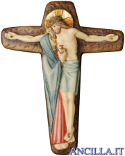 Croce con Cristo e Maria con calice