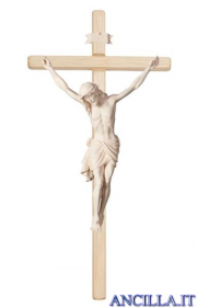 Crocifisso Siena naturale - croce diritta chiara