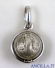Ciondolo di San Benedetto in argento rodiato