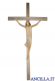 Corpo di Cristo stilizzato (bianco) su croce diritta moderna chiara