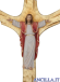 Cristo risorto su croce a raggi