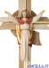 Cristo risorto su croce contemplativa