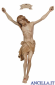 Croce di San Benedetto in legno d'ulivo con Cristo Siena brunito