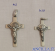 Croce-medaglia di San Benedetto argento 925°/°° satinato