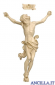 Crocifisso per processione Leonardo croce anticata barocca filo oro