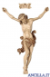 Crocifisso per processione Leonardo croce diritta brunito