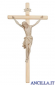 Crocifisso Siena cerato filo oro - croce diritta chiara