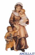Donna con bambini Mahlknecht serie 9,5 cm