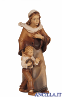 Donna con bambino Kostner serie 12 cm