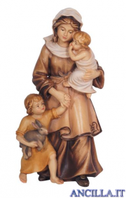 Donna con bambini Mahlknecht serie 12 cm