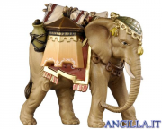 Elefante con bagagli Mahlknecht serie 12 cm