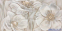 Fiori del vento - decorato su pannello piatto