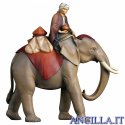 Gruppo dell'elefante con sella e gioielli Cometa serie 12 cm