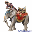 Gruppo dell'elefante con sella e gioielli Ulrich serie 10 cm