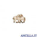 Gruppo di agnelli Avvento serie 11 cm