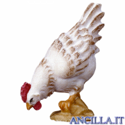 Gallina che becca il mais Ulrich serie 12 cm