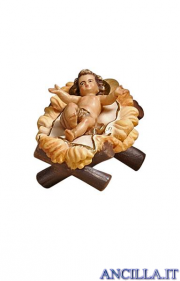Gesù Bambino Kostner con culla serie 120 cm
