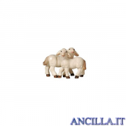 Gruppo di agnelli Avvento serie 16 cm