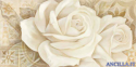 Il bacio delle rose - decorato su pannello piatto