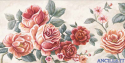 Il fiato delle rose - decorato su pannello piatto